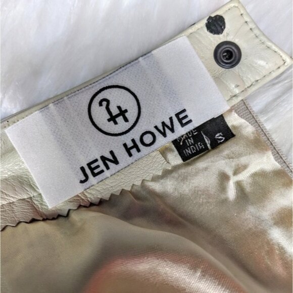 Custom Made Leather Splatter Skirt - Picture 5 of 6